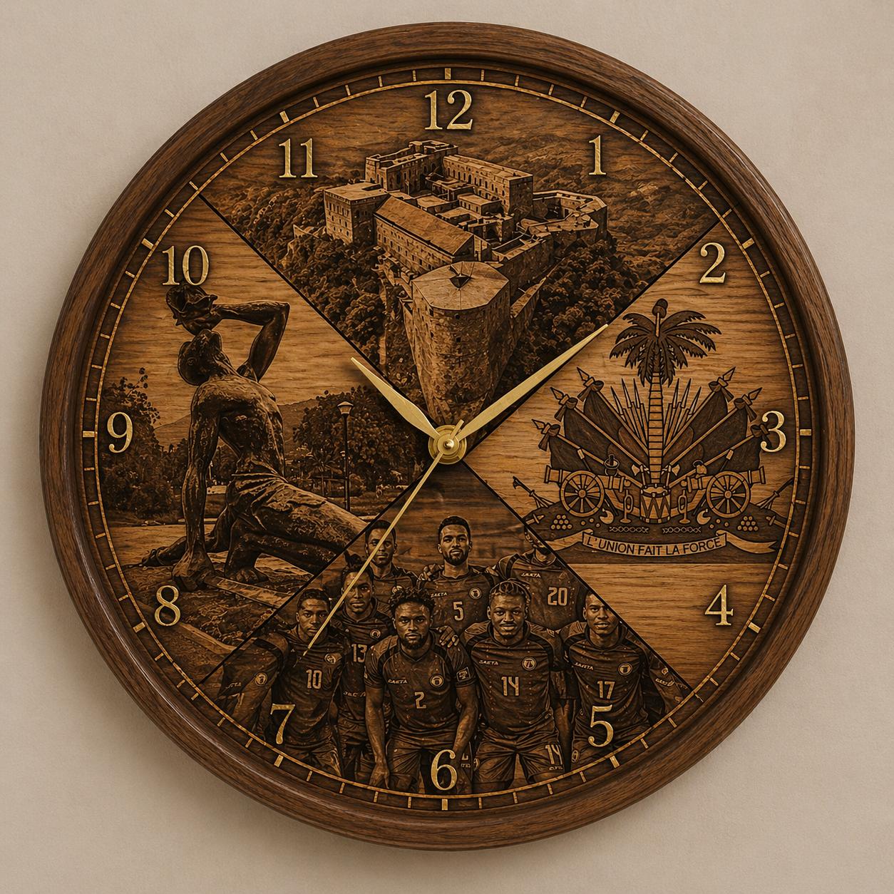 Special Haitian Heritage Clock